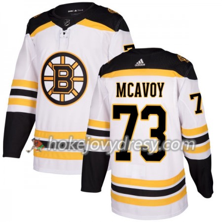 Pánské Hokejový Dres Boston Bruins Charlie McAvoy 73 Bílá 2017-2018 Adidas Authentic